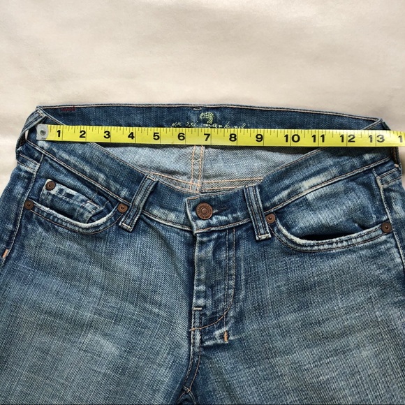 7 For All Mankind Cropped Jeans - Wide Leg - Picture 5 of 7